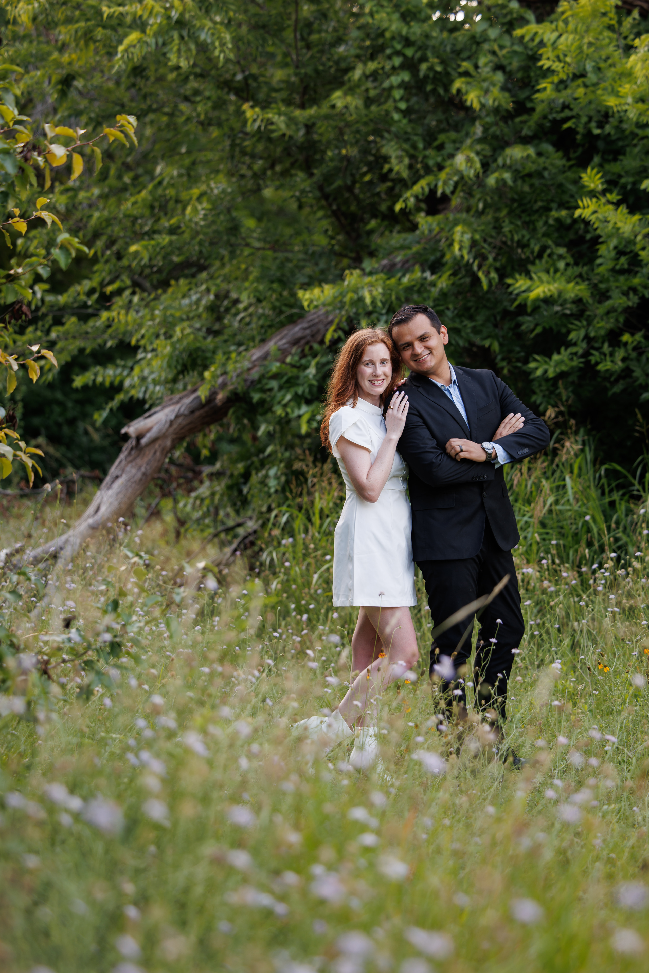 Abigail and Ansony engagement portrait