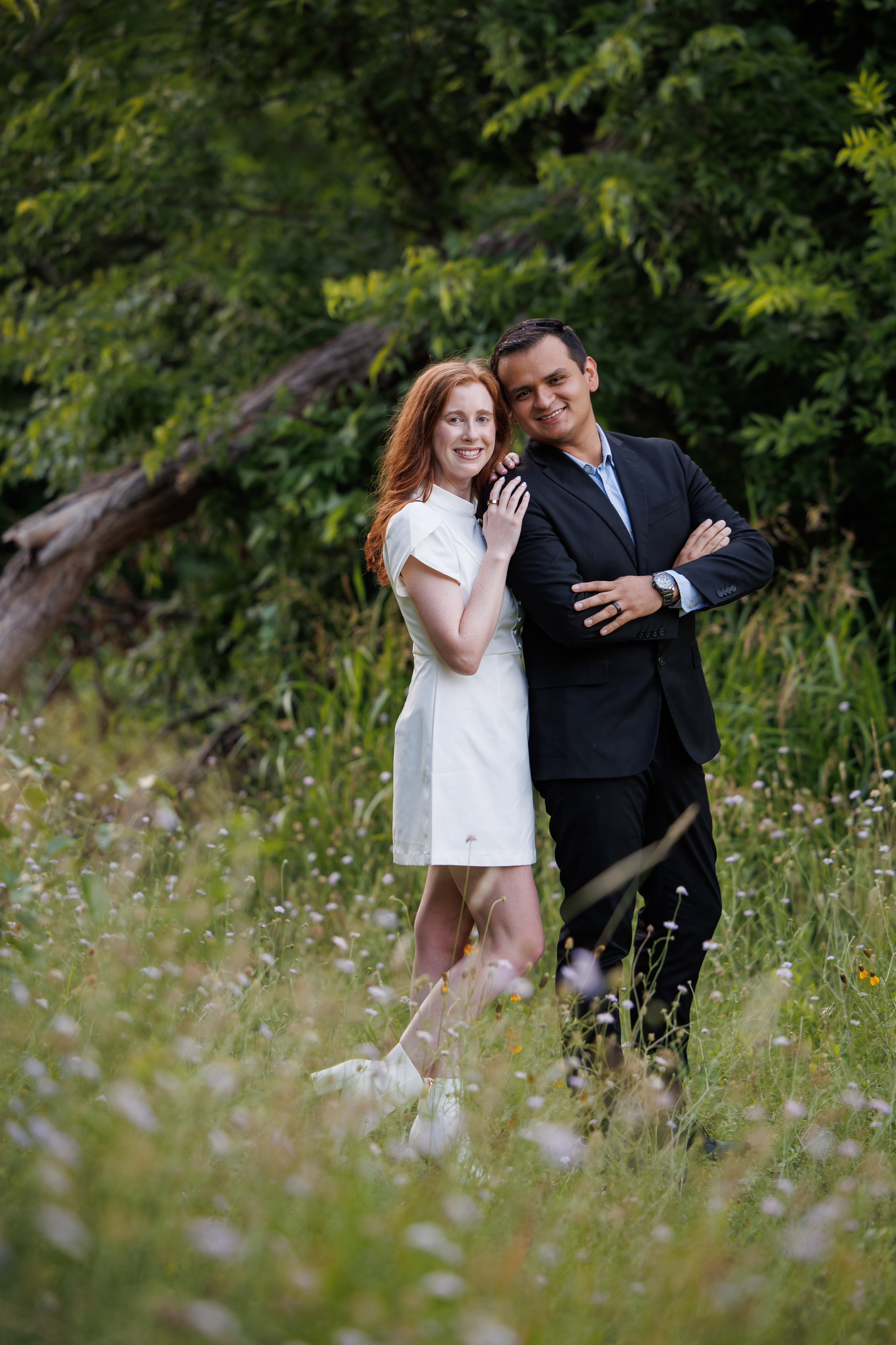 Abigail and Ansony engagement portrait