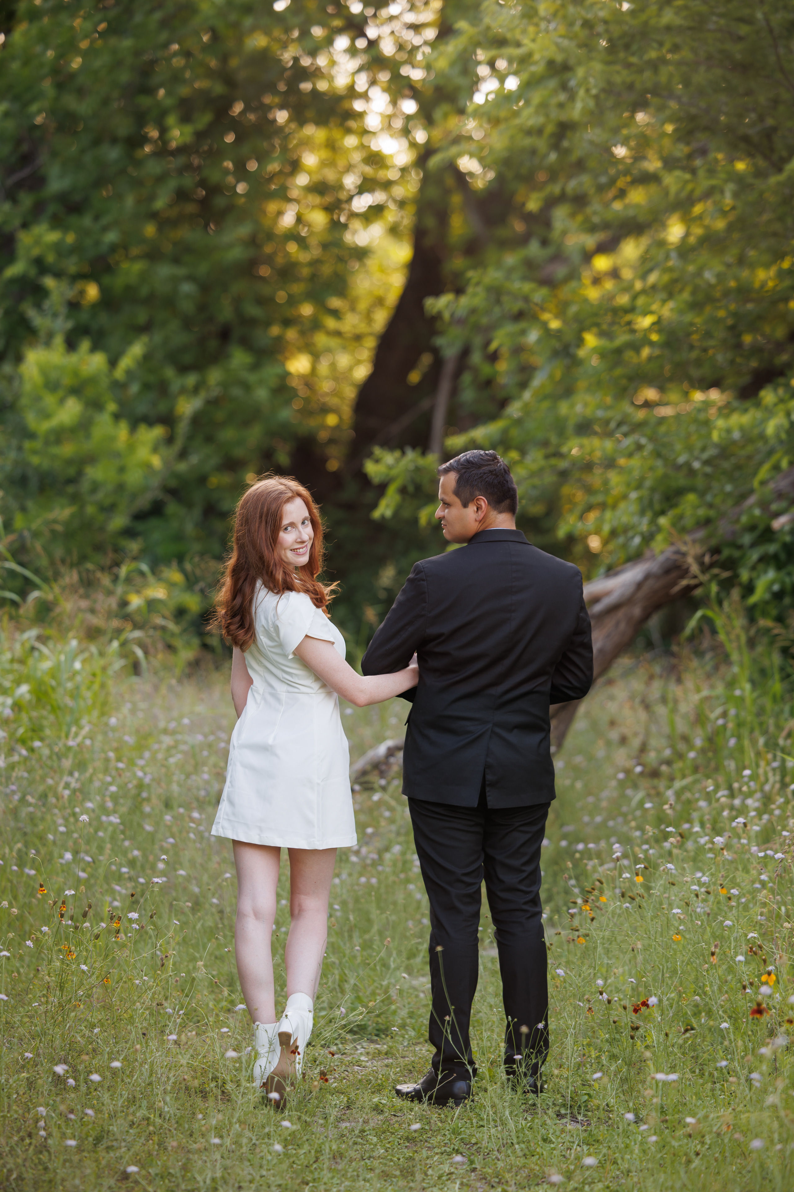 Abigail and Ansony engagement portrait