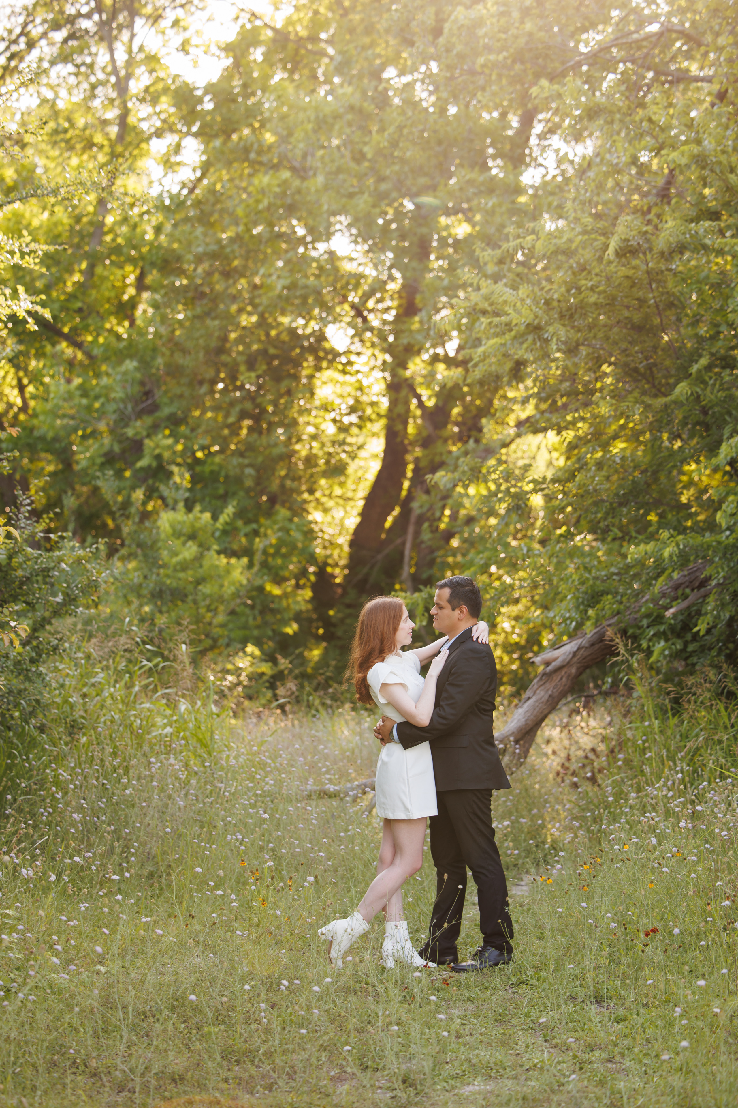 Abigail and Ansony engagement portrait
