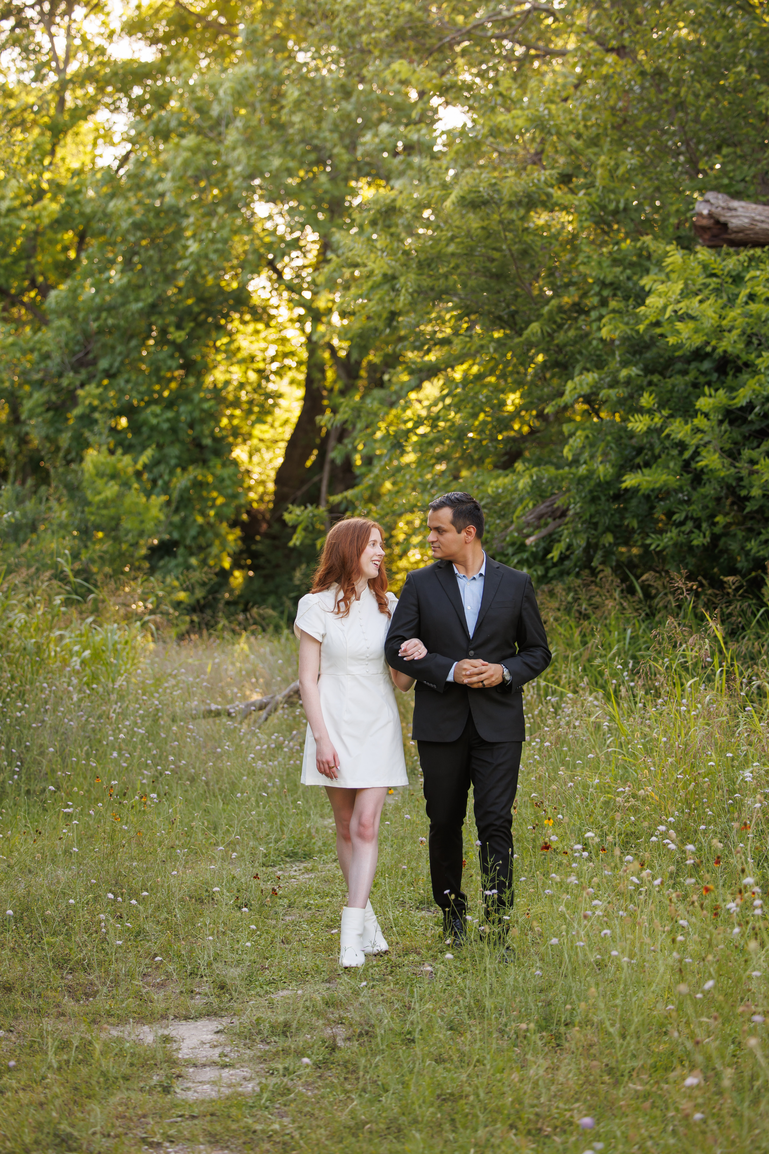 Abigail and Ansony engagement portrait