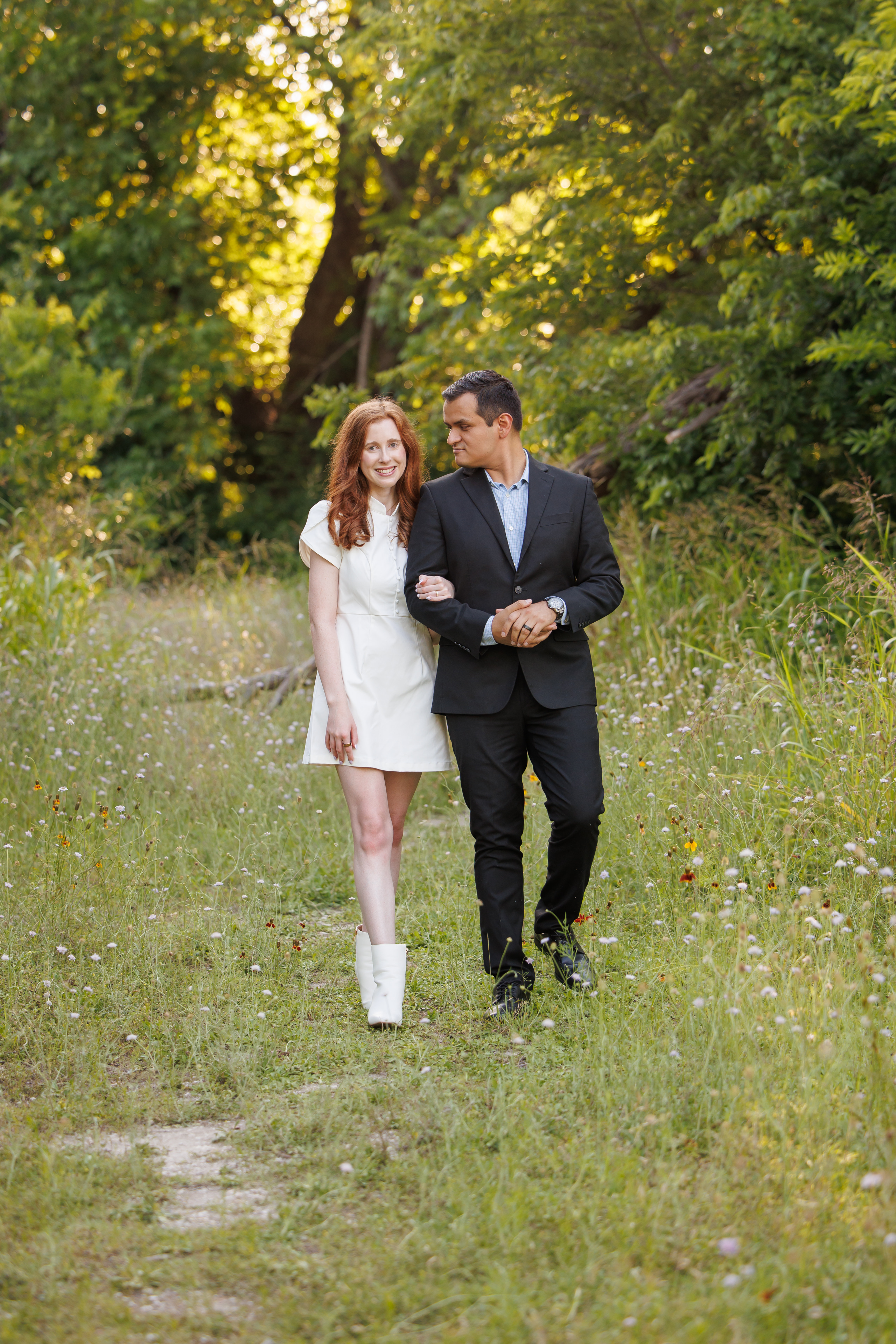 Abigail and Ansony engagement portrait