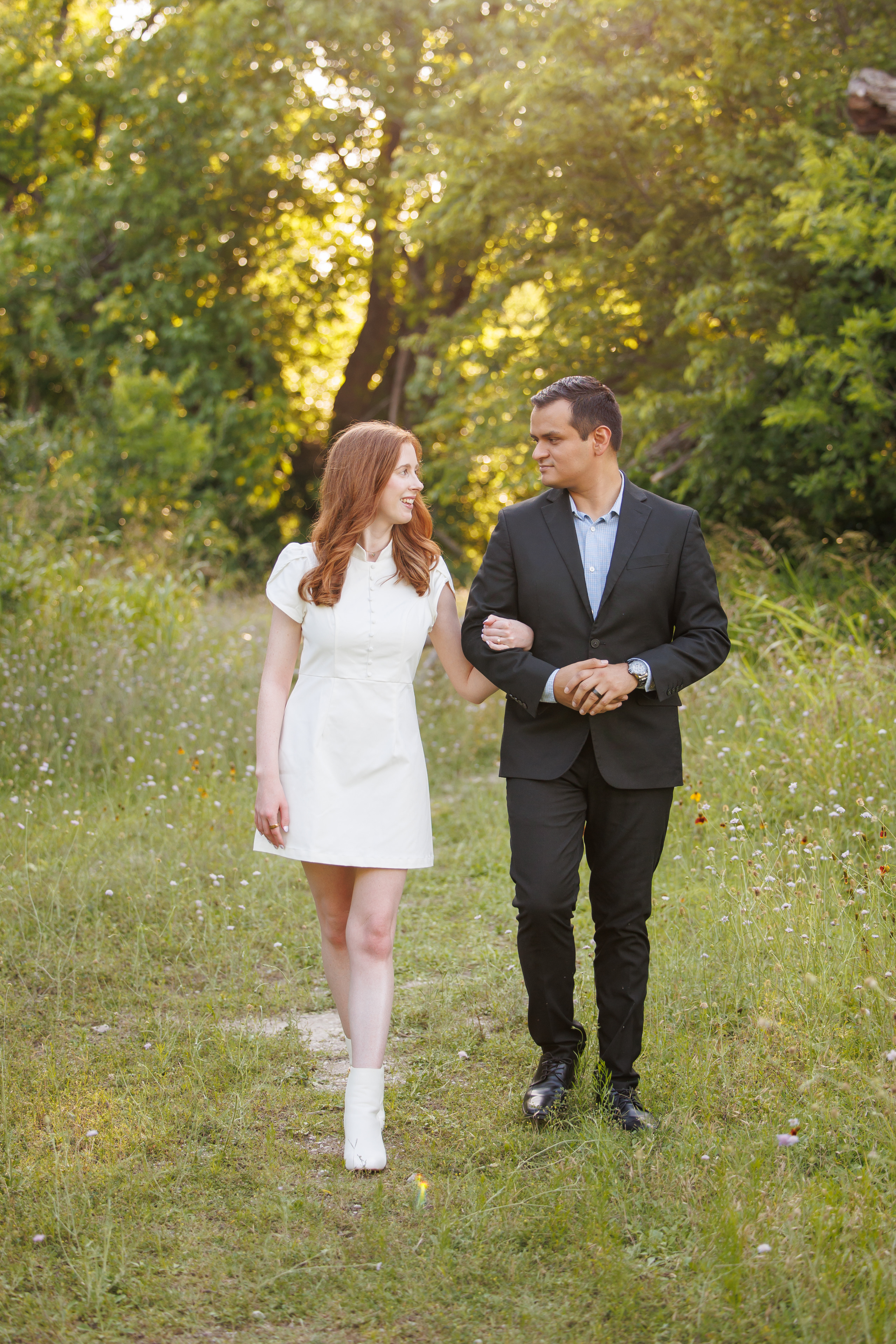 Abigail and Ansony engagement portrait