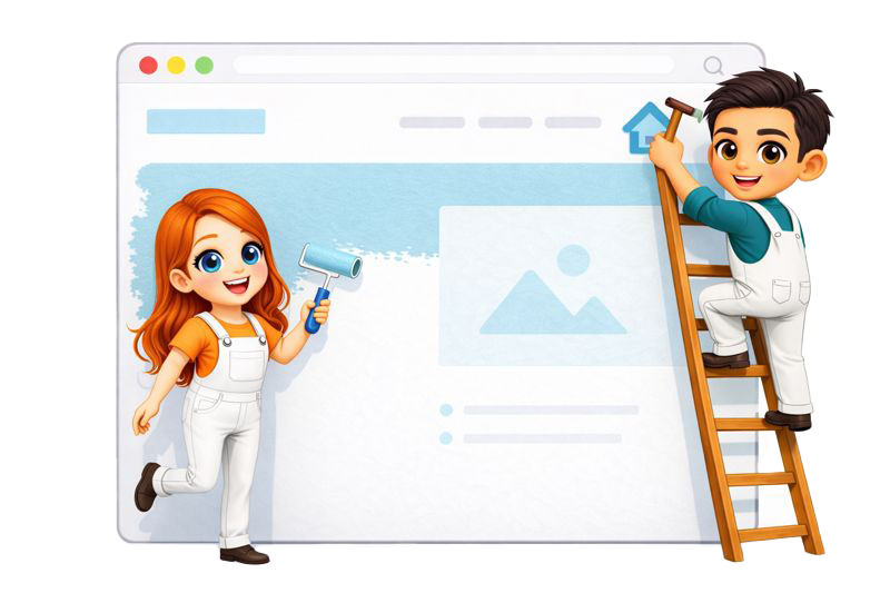 Ansony and Abigail illustration